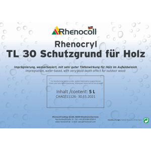 Rhenocryl TL 30 Schutzgrund für Holz